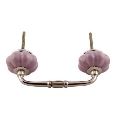 Lavender Ceramic Melon Bridge Handle